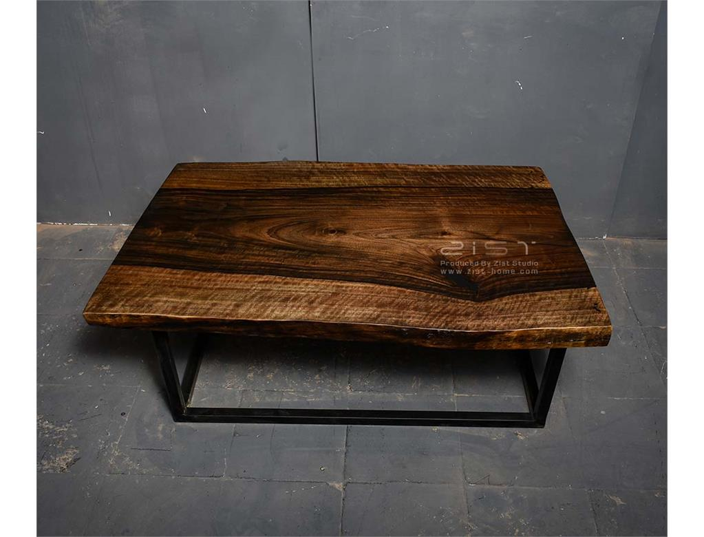 میز جلو مبلی چوبی (گردو سیاه) aw15