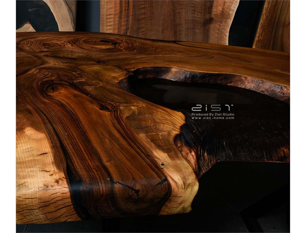 میز مدیریت تمام چوب (گردو) dd10