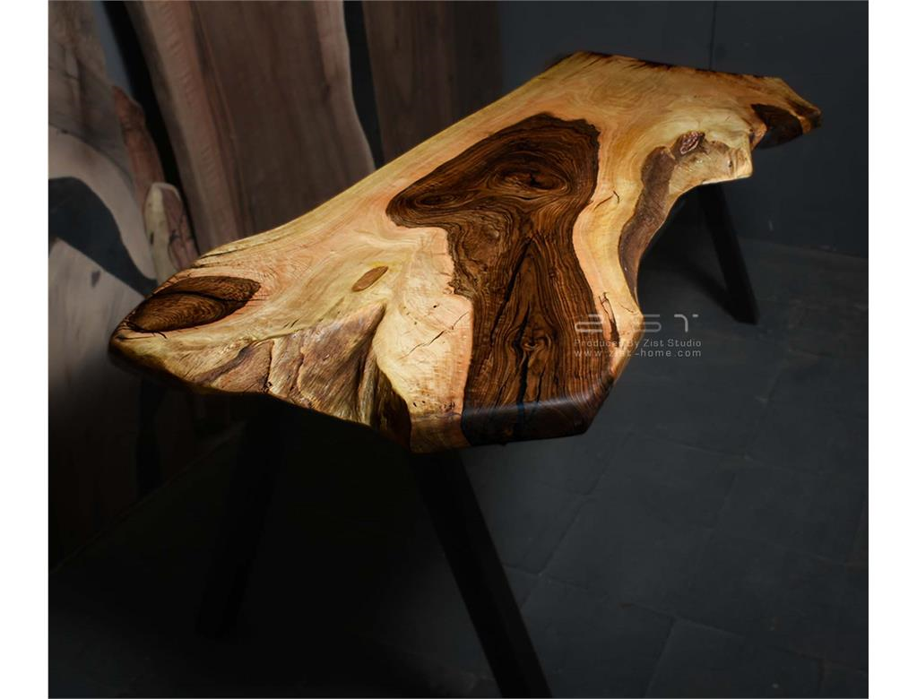 میز مدیریت چوب گرد (یک تکه) dd12