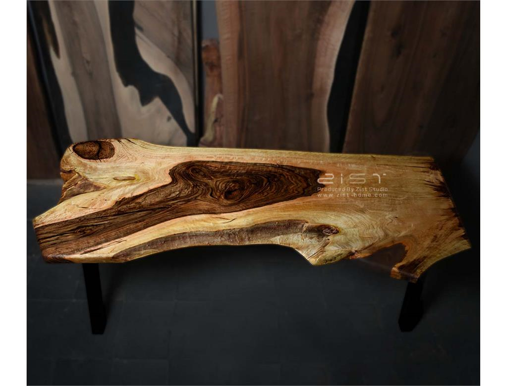 میز مدیریت چوب گرد (یک تکه) dd12