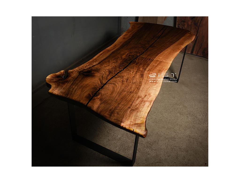 میز ناهار خوری چوب گردو یک تکه wd880